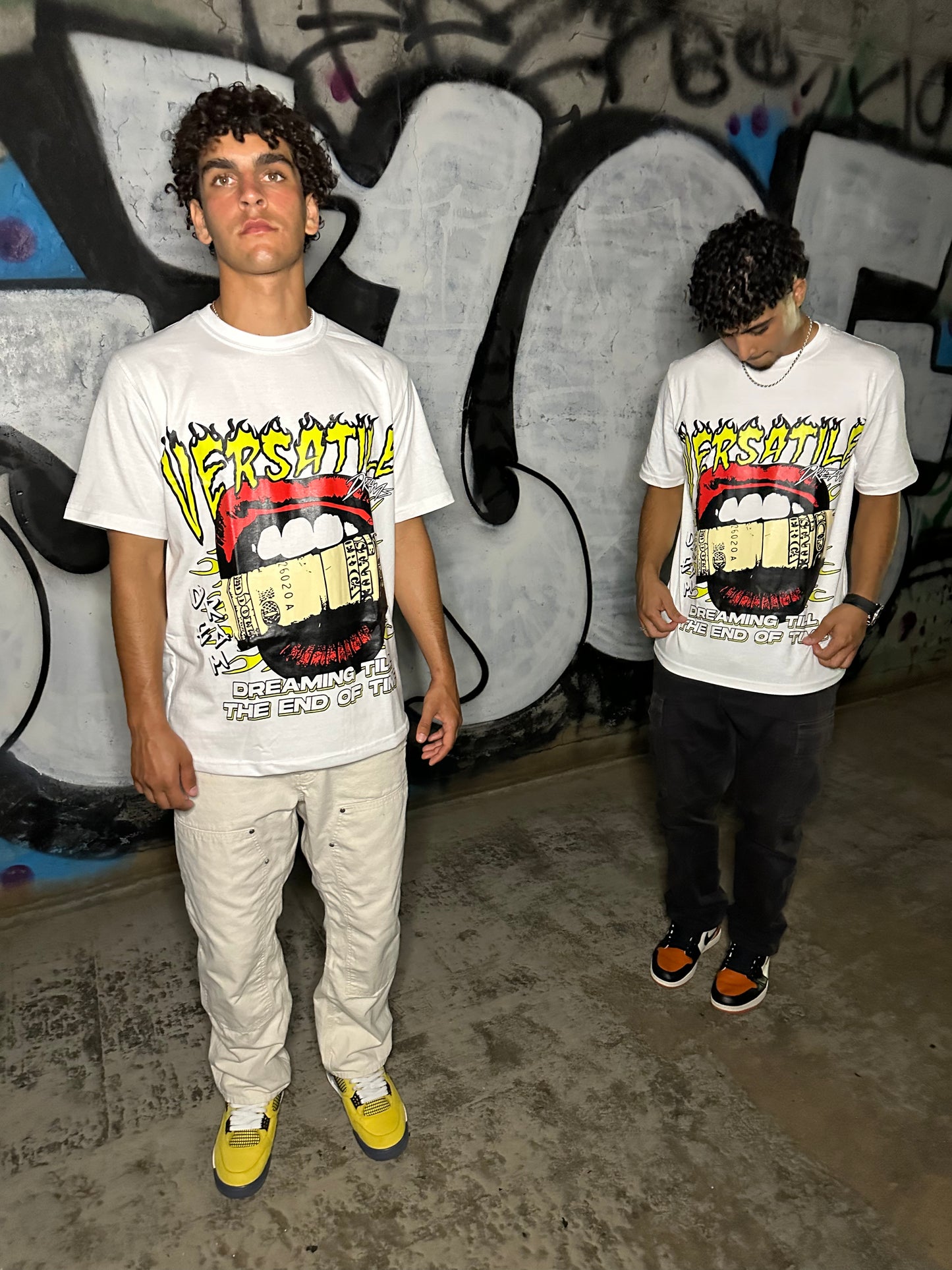 WHITE "DTTEOT" TEE