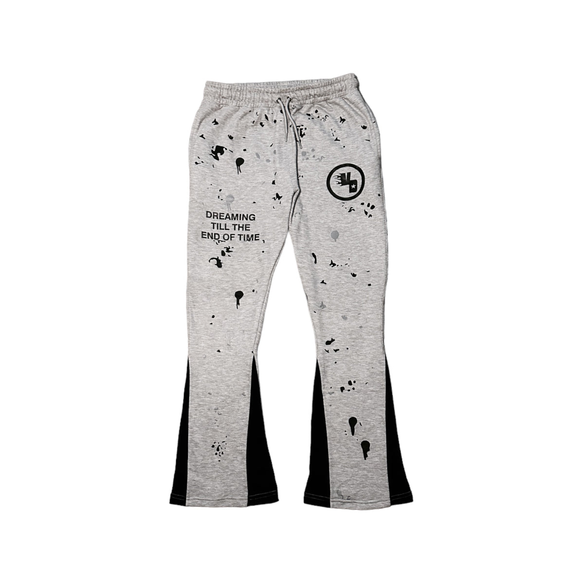 ONYX PAINTED FLARE SWEATPANTS