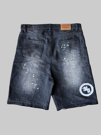 DENIM "PAINT SPLATTER" JORTS