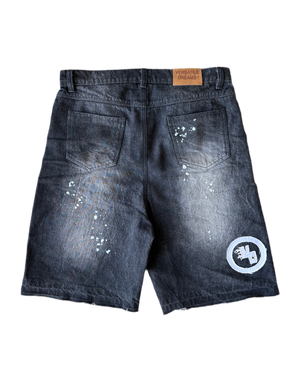 DENIM "PAINT SPLATTER" JORTS