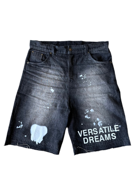 DENIM "PAINT SPLATTER" JORTS