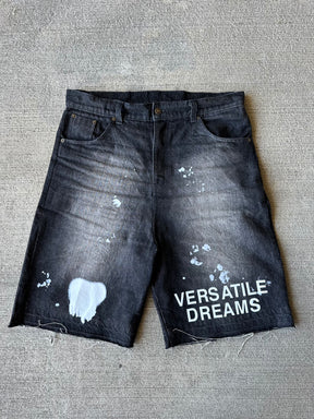 DENIM "PAINT SPLATTER" JORTS