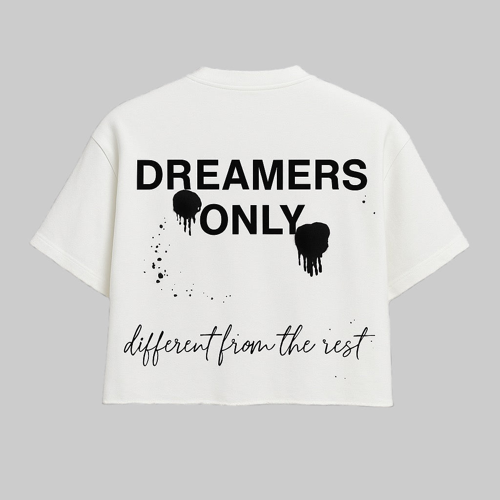 WHITE "PAINT SPLATTER" TEE